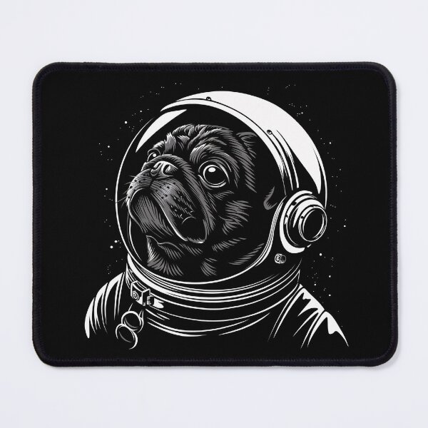 Item preview, Funny Black Pug Astronaut Spacesuit Mom Dad Kids designed and sold by rafaeltto.