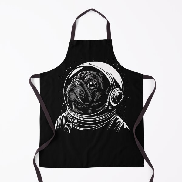 Item preview, Funny Black Pug Astronaut Spacesuit Mom Dad Kids designed and sold by rafaeltto.