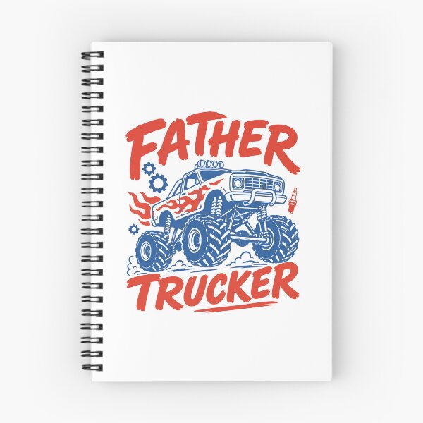 Item preview, Father Trucker Retro Monster Truck Dad Funny Fathers Day designed and sold by gunaone-design.