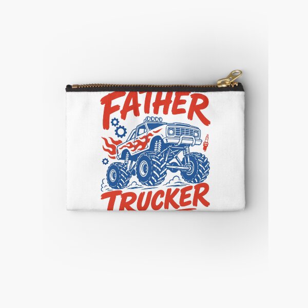 Item preview, Father Trucker Retro Monster Truck Dad Funny Fathers Day designed and sold by gunaone-design.
