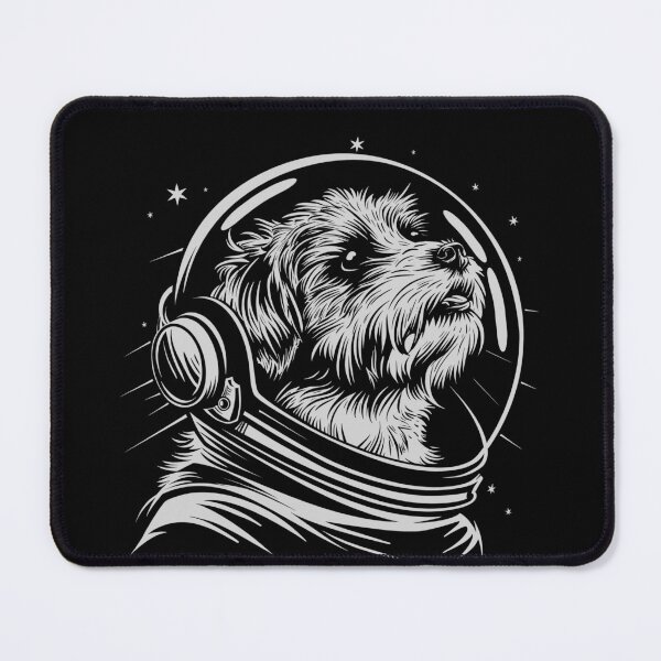Item preview, Funny Border Terrier Astronaut Spacesuit Mom Dad Kids designed and sold by rafaeltto.