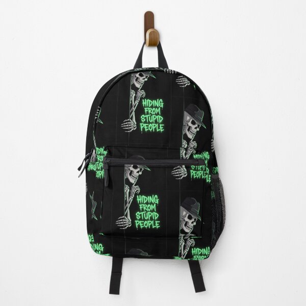 Item preview, Skeleton design saying Im hiding from stupid people designed and sold by Joshuasanga76a.