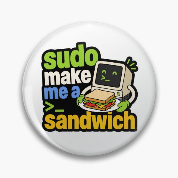 Artikelvorschau, Lustiger Sudo-Make-Me-A-Sandwich-Codierungsaufkleber entworfen und verkauft von NULLCRAFT.
