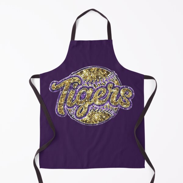 Item preview, Purple and Gold Tigers Gemstone Baseball Baton Rouge Louisiana designed and sold by LIBERTYMODE.