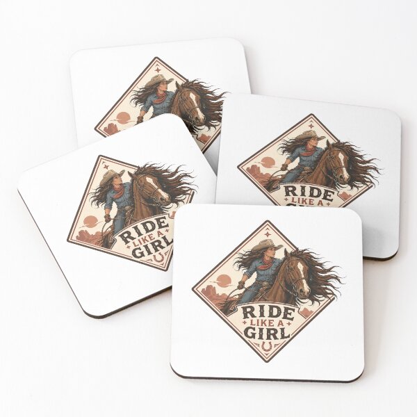 Item preview, Ride Like a Girl designed and sold by RisingWolfStudio.