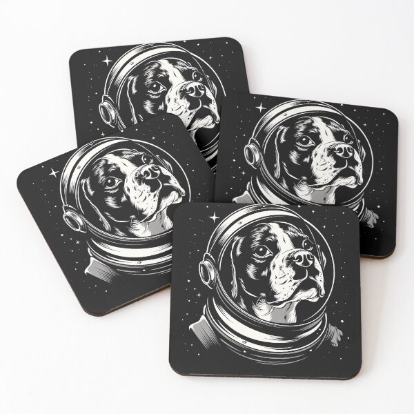 Item preview, Funny Boxer Dog Astronaut Spacesuit Mom Dad Kids designed and sold by rafaeltto.