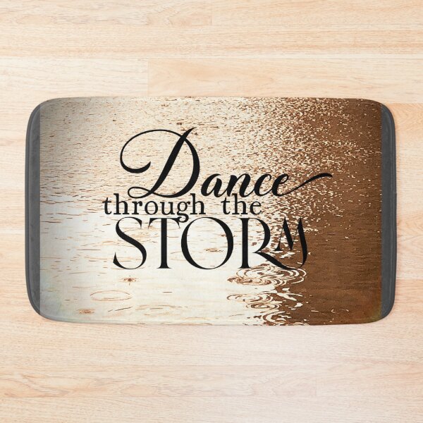 Item preview, Dance Through the Strom, photograph with motivational quote designed and sold by GiSilver.