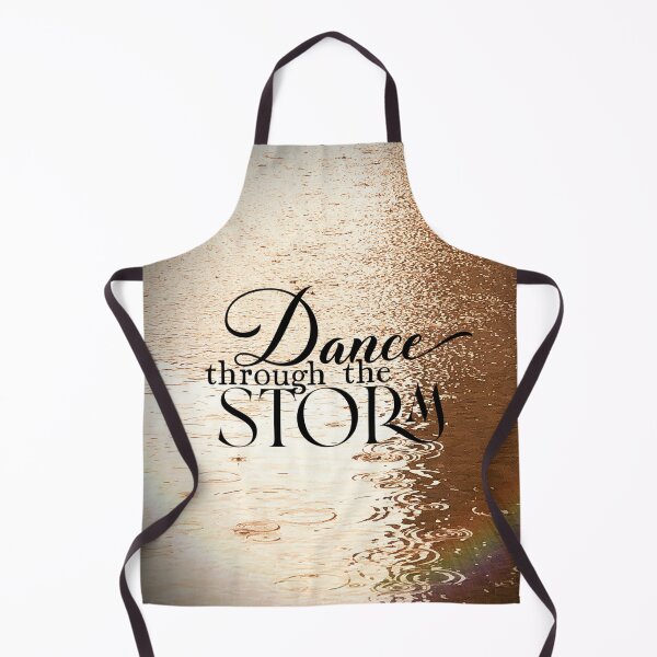 Item preview, Dance Through the Strom, photograph with motivational quote designed and sold by GiSilver.