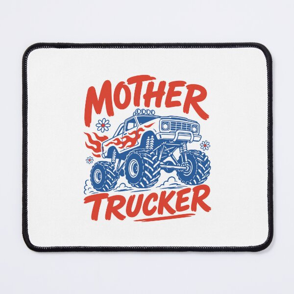 Item preview, Mother Trucker Retro Monster Truck Mom Funny Mothers Day designed and sold by gunaone-design.