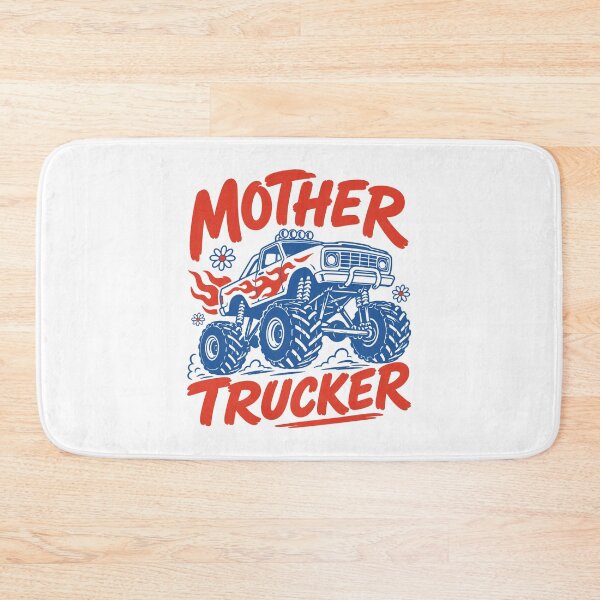 Item preview, Mother Trucker Retro Monster Truck Mom Funny Mothers Day designed and sold by gunaone-design.