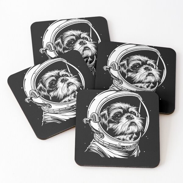 Item preview, Funny Brussels Griffon Astronaut Spacesuit Mom Dad Kids designed and sold by rafaeltto.