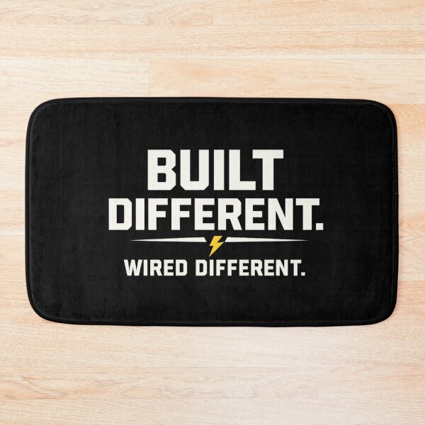 Item preview, Built Different Wired Different Electrician Trade Shirt designed and sold by The Daily Goods.