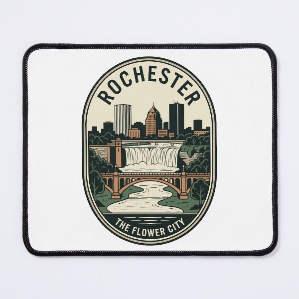 Item preview, Vintage Rochester NY Flower City High Falls Skyline designed and sold by k3rstman1.