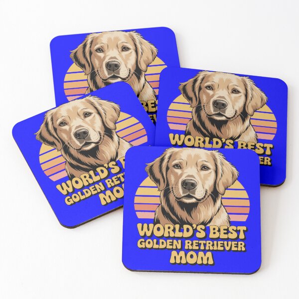 Item preview, Dog Pet Owner Art Design World Best Golden Retriever Mom designed and sold by fantasticdesign.