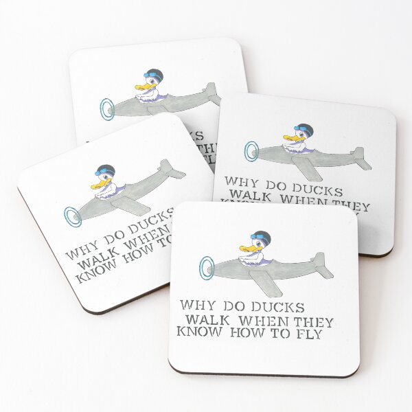 Item preview, Why Do Ducks Walk When They Know How To Fly designed and sold by morbidcandyboutique .