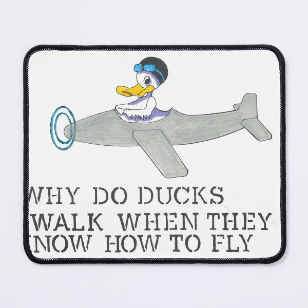 Item preview, Why Do Ducks Walk When They Know How To Fly designed and sold by morbidcandyboutique .