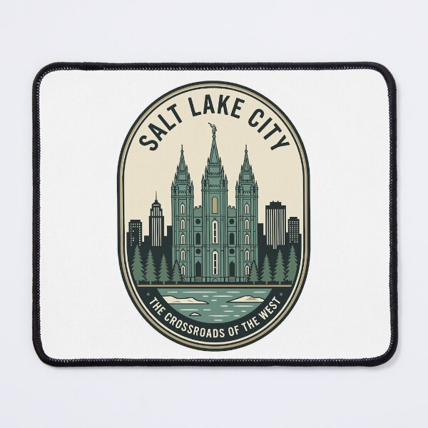 Item preview, Vintage Salt Lake City Utah Temple Travel Badge designed and sold by k3rstman1.