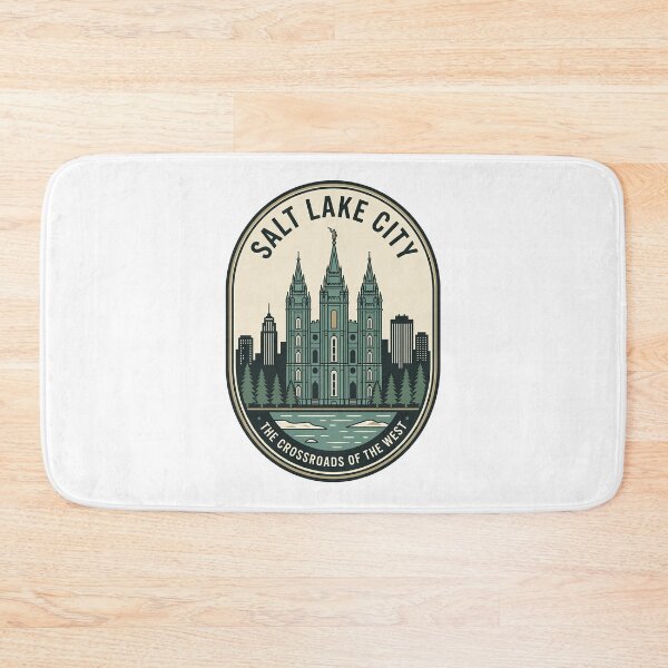 Item preview, Vintage Salt Lake City Utah Temple Travel Badge designed and sold by k3rstman1.