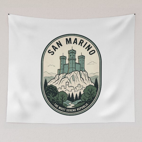 Item preview, Vintage San Marino Most Serene Republic Badge designed and sold by k3rstman1.