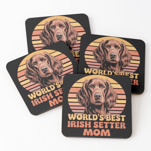 Item preview, Dog Pet Owner Art Design World Best Irish Setter Mom designed and sold by fantasticdesign.