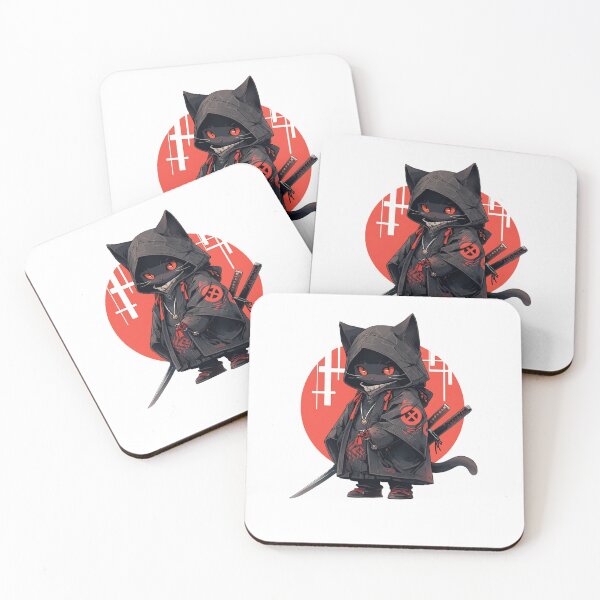 Item preview, Cloaked Shadow Ninja Feline designed and sold by sidki-SDK.