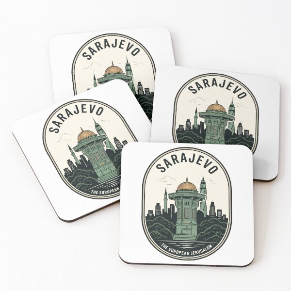Item preview, Sarajevo Bosnia Sebilj Fountain Vintage Travel Badge designed and sold by k3rstman1.