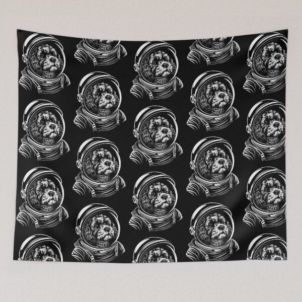 Item preview, Funny Cavapoo Astronaut Spacesuit Mom Dad Kids designed and sold by rafaeltto.