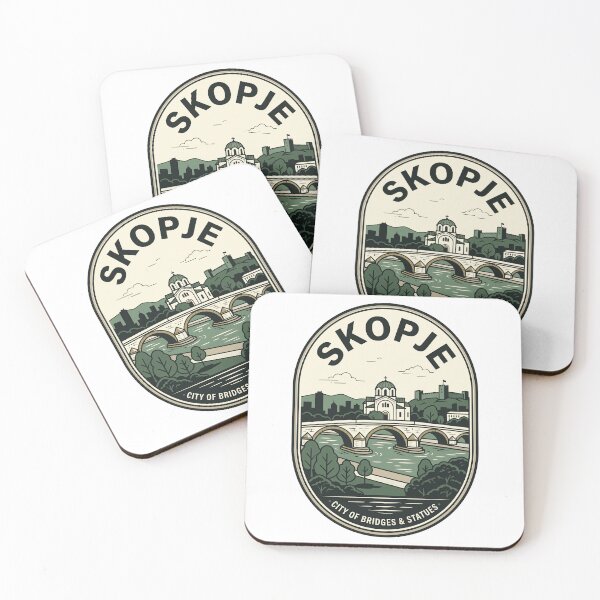Item preview, Vintage Skopje North Macedonia Travel Badge designed and sold by k3rstman1.