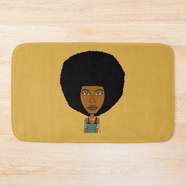 Item preview, Drawn portrait of Erykah with an afro hairstyle designed and sold by Eric Sintès.