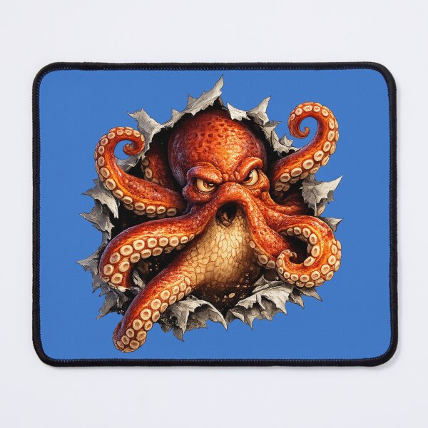 Item preview, Octopus exploding through hole designed and sold by shorethings.