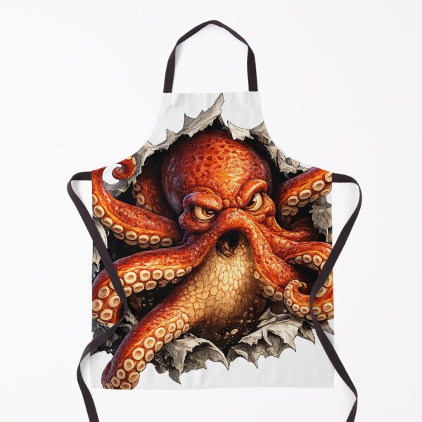 Artikelvorschau, Oktopus explodiert durch Loch entworfen und verkauft von shorethings.
