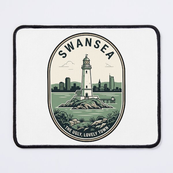 Item preview, Swansea Wales Mumbles Lighthouse Vintage Coastal Badge designed and sold by k3rstman1.