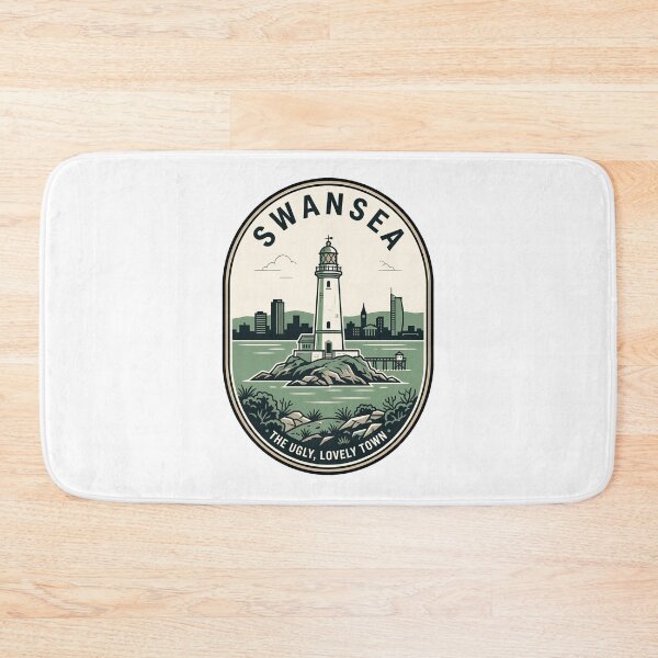 Item preview, Swansea Wales Mumbles Lighthouse Vintage Coastal Badge designed and sold by k3rstman1.