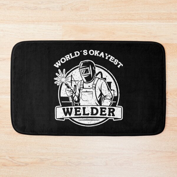 Item preview, World's Okayest Welder Funny Badge Welding Humor designed and sold by Dmetalx Art Apparel.