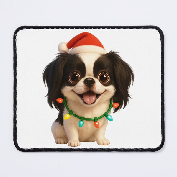 Item preview, Christmas Japanese Chin designed and sold by Sillytoe.