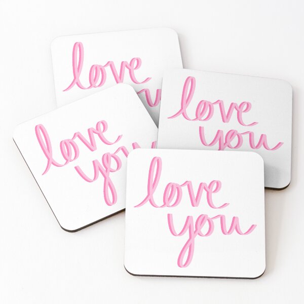 Item preview, Te amo, escritura rosa, cursiva, romántica, letras a mano, estética designed and sold by Nesstitches.