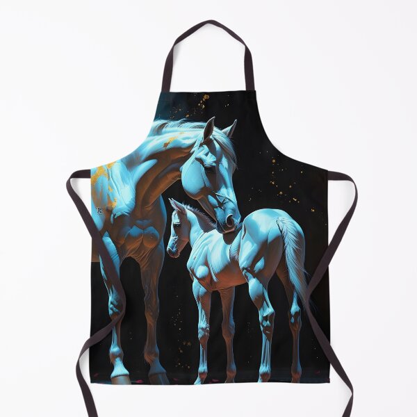 Item preview, Eternal Bond - Arabian Mare and Foal Fine Art designed and sold by GoldenVerseArt.