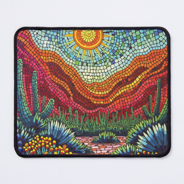 Item preview, Joshua Tree National Park Landscape Mosaic designed and sold by designmari.