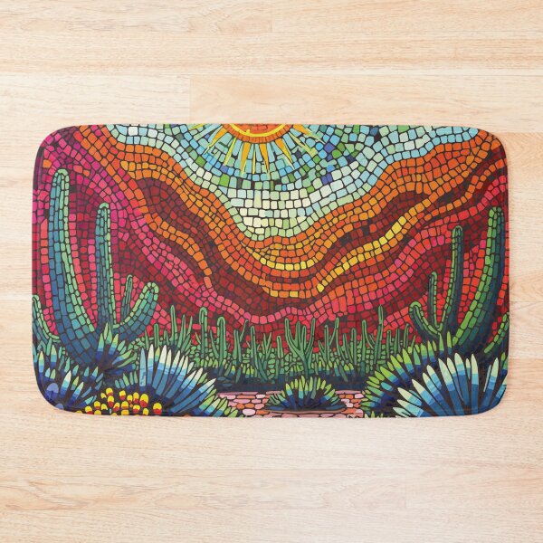 Item preview, Joshua Tree National Park Landscape Mosaic designed and sold by designmari.