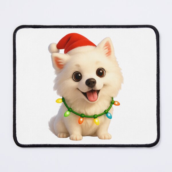 Item preview, Christmas Japanese Spitz designed and sold by Sillytoe.