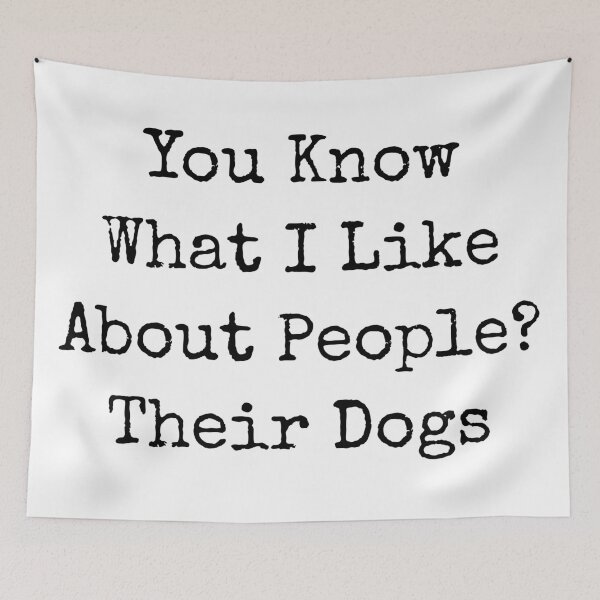 Item preview, You Know What I Like About People Their Dogs Funny Dog Quote designed and sold by first-shirt ⭐ ⭐ ⭐ ⭐ ⭐.