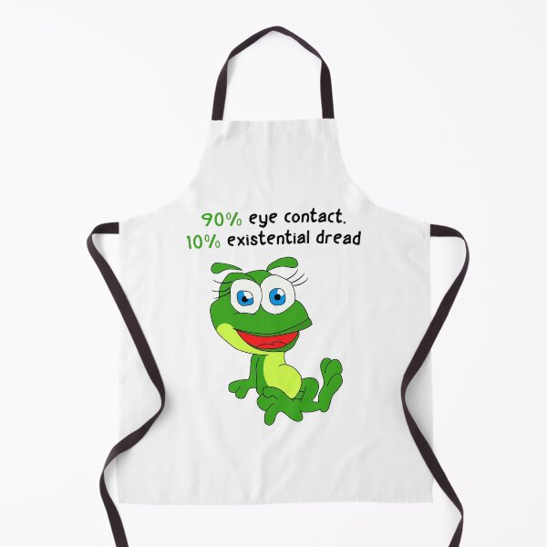 Item preview, Existential Frog – 90% Eye Contact, 10% Dread designed and sold by StrayConcept.