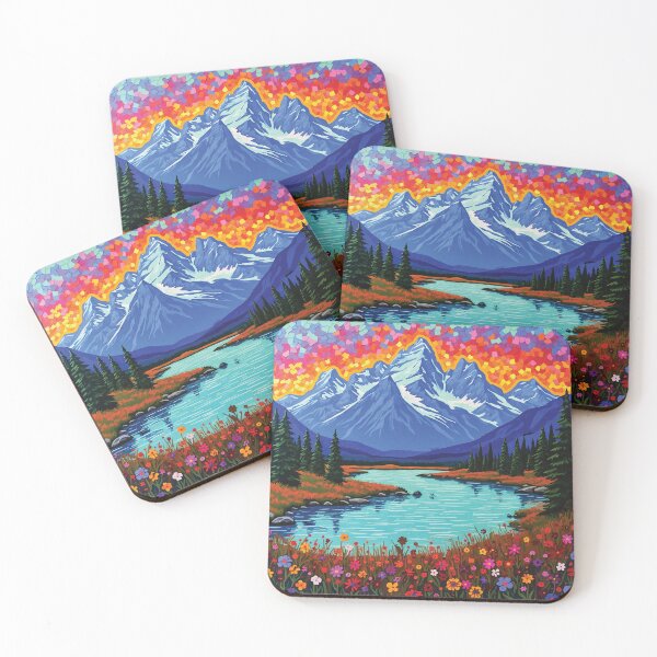 Item preview, Grand Teton Mosaic Landscape, Majestic Snow designed and sold by designmari.