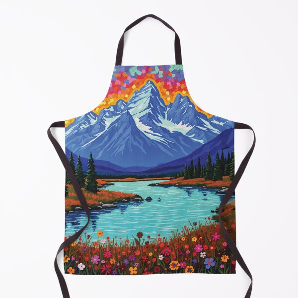 Item preview, Grand Teton Mosaic Landscape, Majestic Snow designed and sold by designmari.