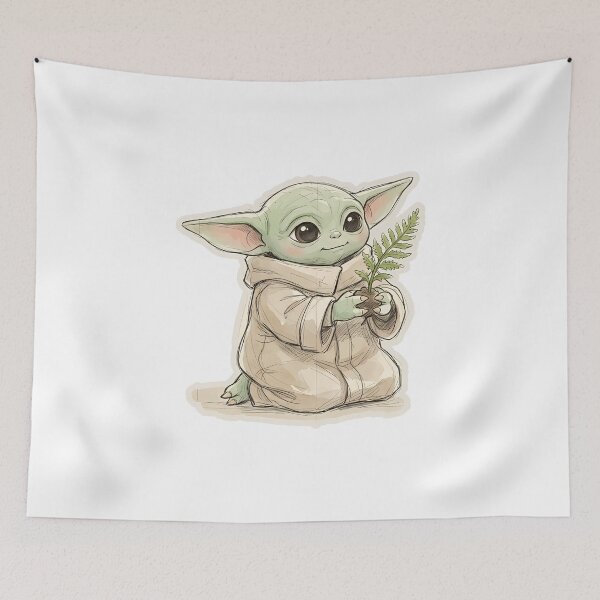 Item preview, BABY YODA FERN designed and sold by LIS AND MELIVERSO.
