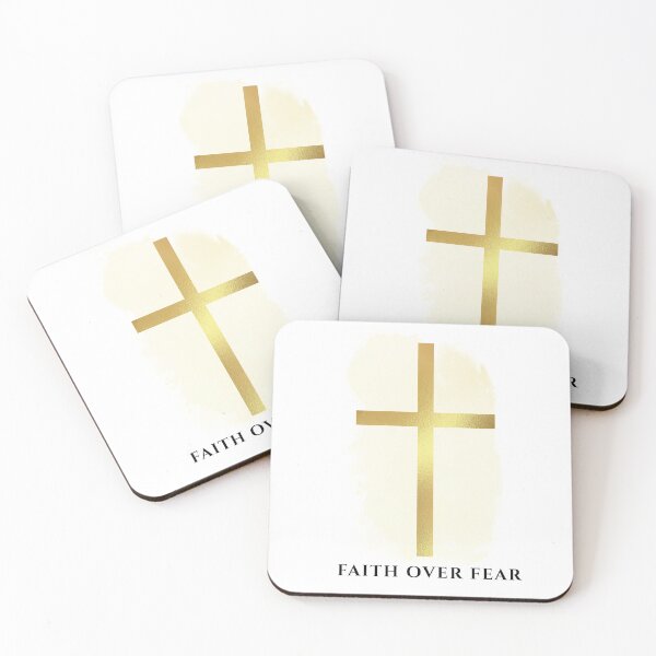 Item preview, Faith Over Fear Christian Cross designed and sold by DansStoreD23.