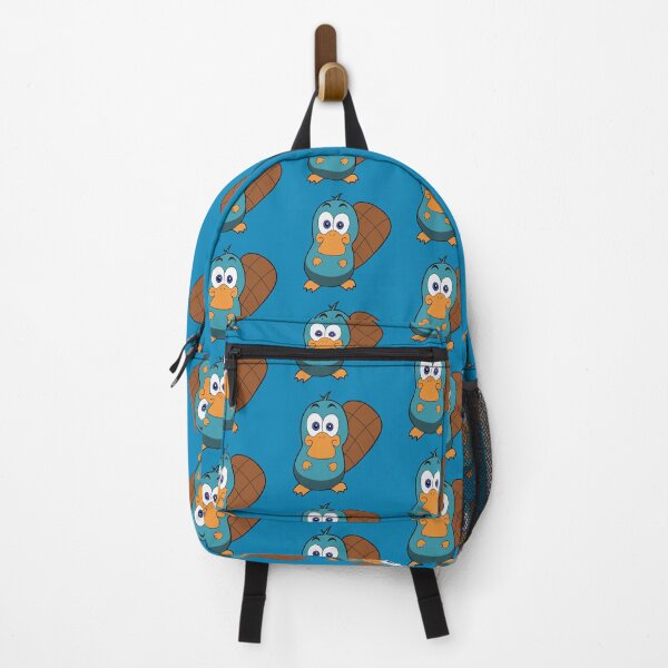 Aperçu de l'œuvre Ornithorynque bleu kawaii mignon avec une grande queue - Adorable dessin animé CozyCritter8 créée et vendue par CozyCritters8.