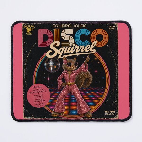 Item preview, Disco Squirrel Queen Saturday Nut Fever designed and sold by MissTerryWoman.