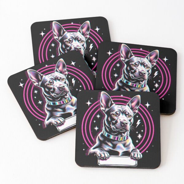 Item preview, Pitbull Mom Gift Neon Retro Bully Dog Lover designed and sold by PawsRetroStudio.