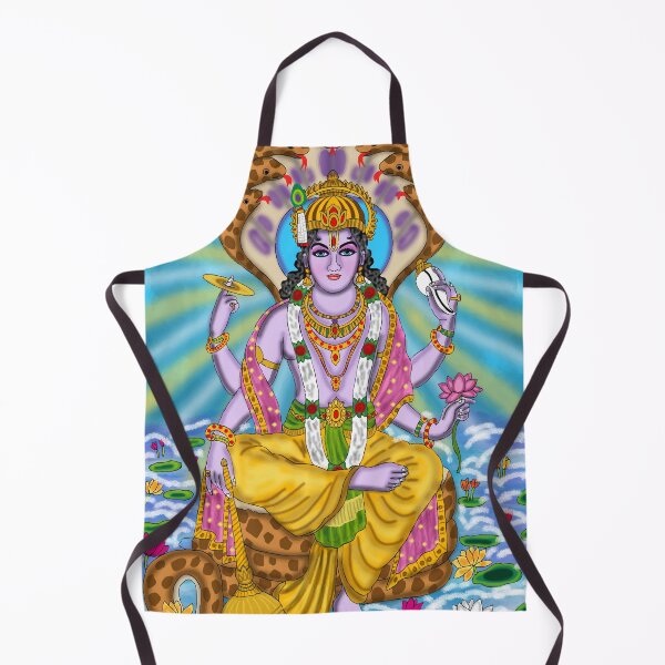 Item preview, Lord Vishnu Divine Digital Drawing | Spiritual Hindu God Artwork designed and sold by Harshit_Digital_Arts.
